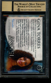 2003 Angel Season Four Autograph Gina Torres as Jasmine Auto BGS 9.5
